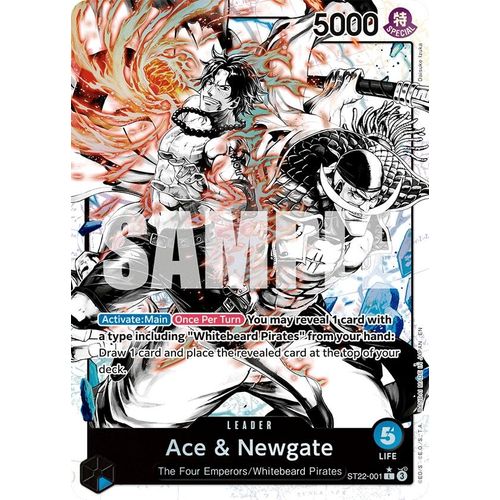 Ace & Newgate (Parallel) (ST22-001) (Starter Deck 22: Ace & Newgate)