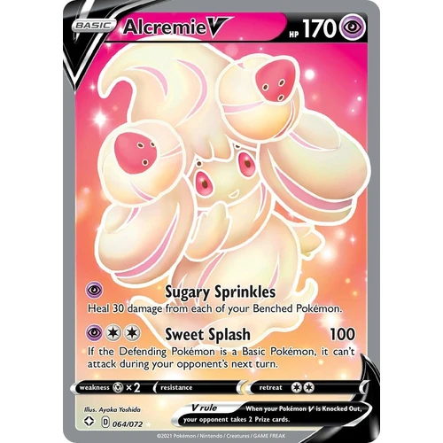 Alcremie V (Full Art) (064/072) (Shining Fates)