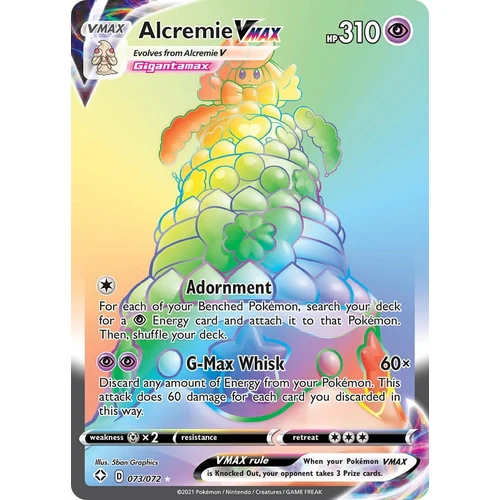 Alcremie VMAX (Secret) (073/072) (Shining Fates)