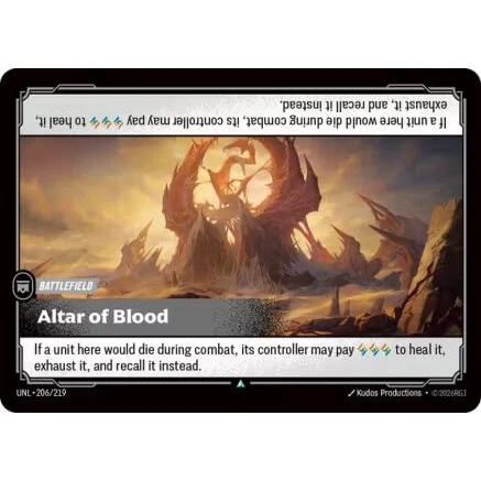 Altar of Blood (206/219) (Unleashed)