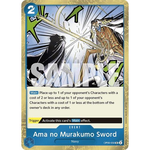 Ama no Murakumo Sword (Jolly Roger Foil) (OP06-056) [Premium Booster -The Best-]