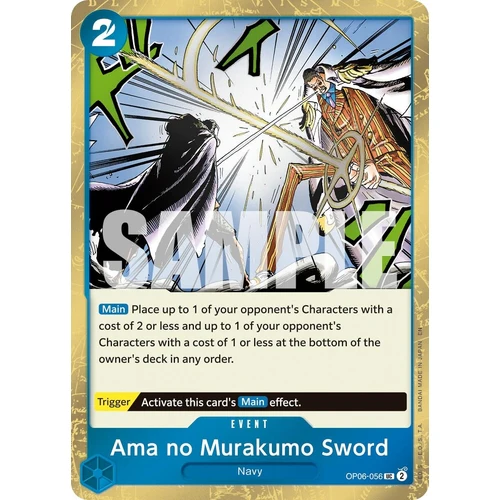 Ama no Murakumo Sword (Pirate Foil) (OP06-056) (Premium Booster -The Best- Vol. 2)