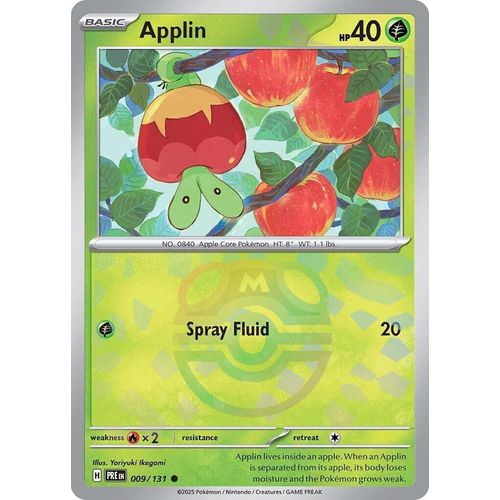 Applin (Master Ball Pattern) (009/131) [SV: Prismatic Evolutions]