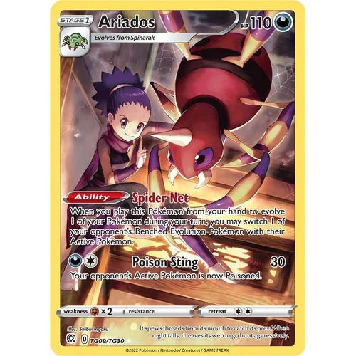 Ariados (TG09/TG30) (SWSH09: Brilliant Stars Trainer Gallery)