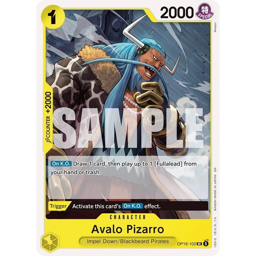 Avalo Pizarro (OP16-102) (The Time of Battle)