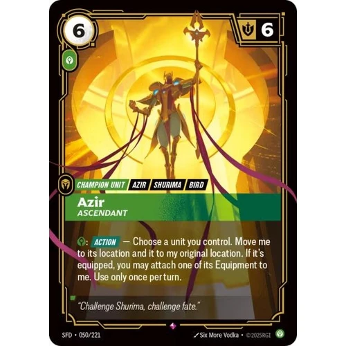 Azir - Ascendant (050/221) (Spiritforged)