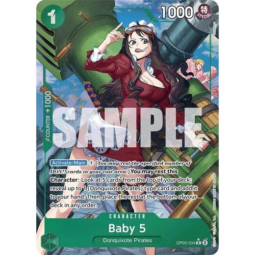Baby 5 (OP05-034) (Alternate Art) (OP05-034) [Premium Booster -The Best-]