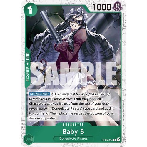 Baby 5 (OP05-034) (Jolly Roger Foil) (OP05-034) [Premium Booster -The Best-]