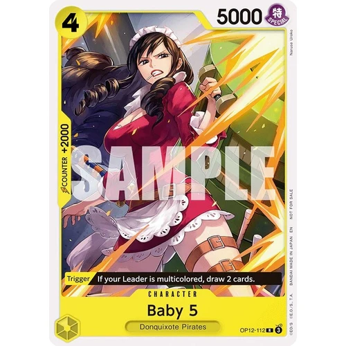 Baby 5 (Tournament Pack 2026 Vol. 1) (OP12-112) (One Piece Promotion Cards)