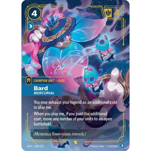 Bard - Mercurial (Overnumbered) (228/221) (Spiritforged)
