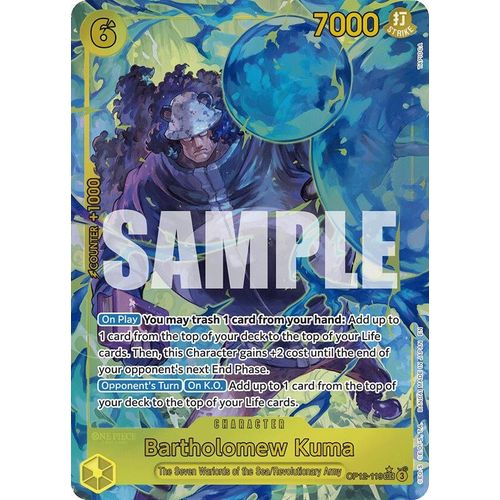 Bartholomew Kuma (Alternate Art) (OP12-119) (Legacy of the Master)