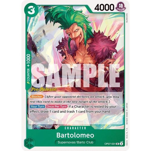 Bartolomeo (OP07-031) [500 Years in the Future Pre-Release Cards]