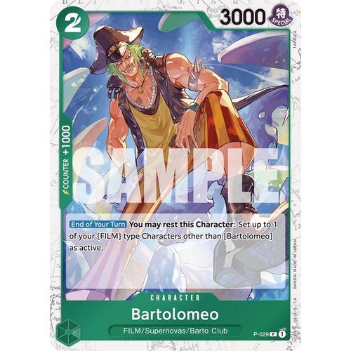 Bartolomeo (P-029) (Jolly Roger Foil) (P-029) [Premium Booster -The Best-]