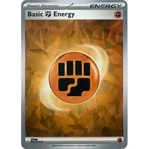Basic Fighting Energy (Cracked Ice Holo) (014) [SVE: Scarlet & Violet Energies]