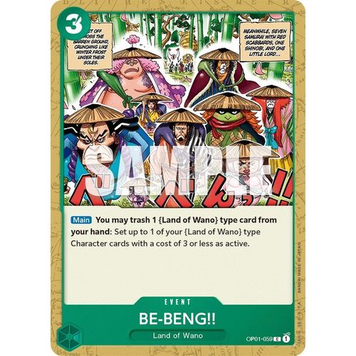 BE-BENG!! (OP01-059) [Romance Dawn]