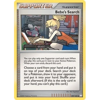 Bebe's Search - 109/123 (Cosmos Holofoil) (109/123) (Miscellaneous Cards & Products)