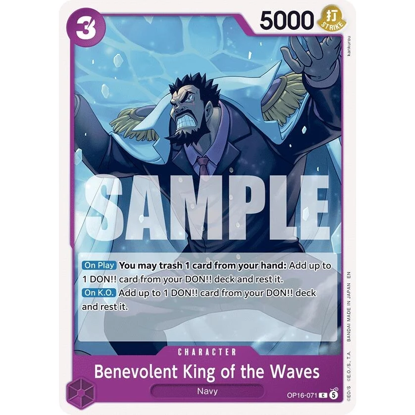 Benevolent King of the Waves (OP16-071) (The Time of Battle)