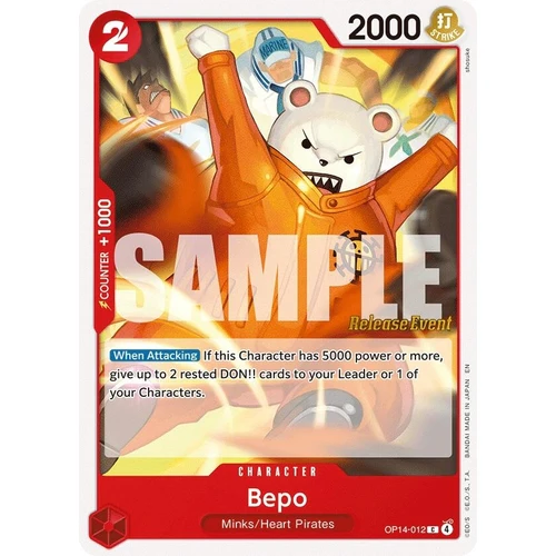 Bepo (OP14-012) (The Azure Sea's Seven Release Event Cards)