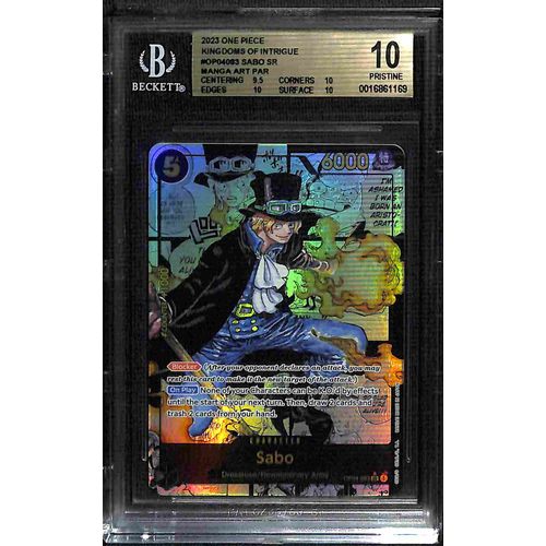 BGS 10 Sabo Manga Art SR OP04-083 - 2023 One Piece Card Game Kingdoms Of Intrigue #1169