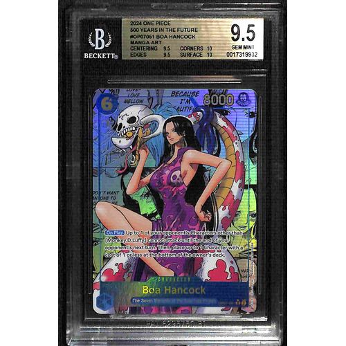 BGS 9.5 Boa Hancock Manga Art OP07-051 - 2024 One Piece Card Game Years In The Future #9932
