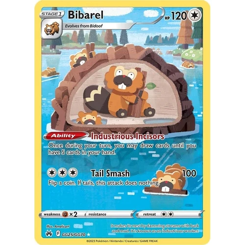 Bibarel (GG25/GG70) (Crown Zenith: Galarian Gallery)