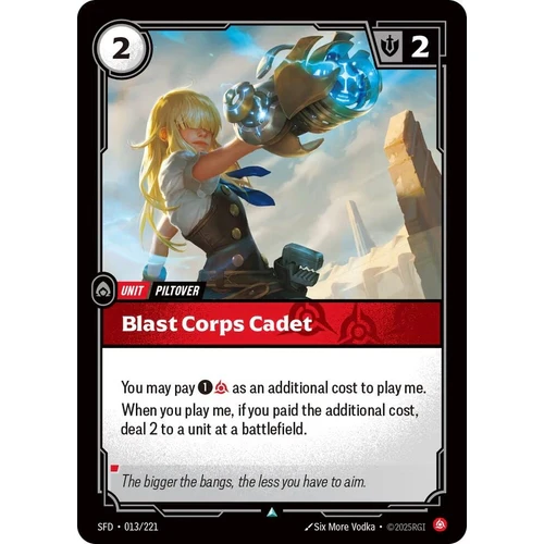 Blast Corps Cadet (013/221) (Spiritforged)
