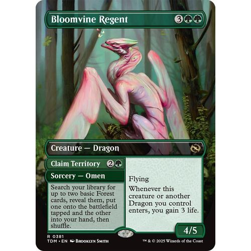 Bloomvine Regent (Borderless) (381) (Tarkir: Dragonstorm)
