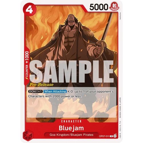 Bluejam (OP07-011) [500 Years in the Future Pre-Release Cards]