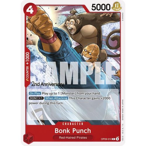 Bonk Punch (OP09-010) [Emperors in the New World: 2nd Anniversary Tournament Cards]
