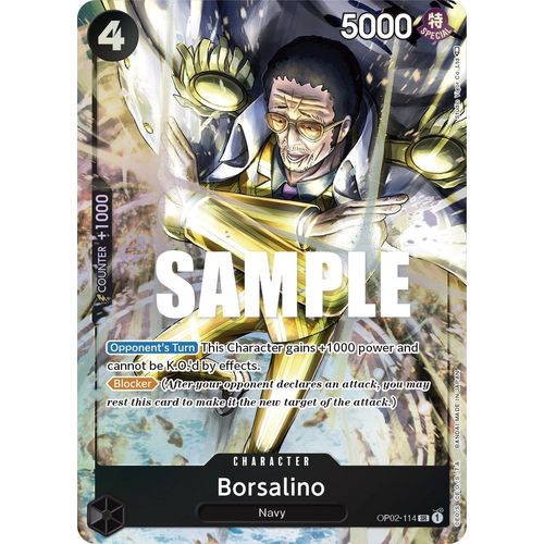 Borsalino (Alternate Art) (OP02-114) [Paramount War]