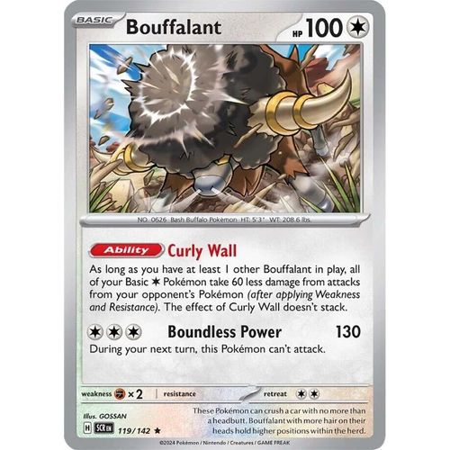 Bouffalant (119/142) [SV07: Stellar Crown]