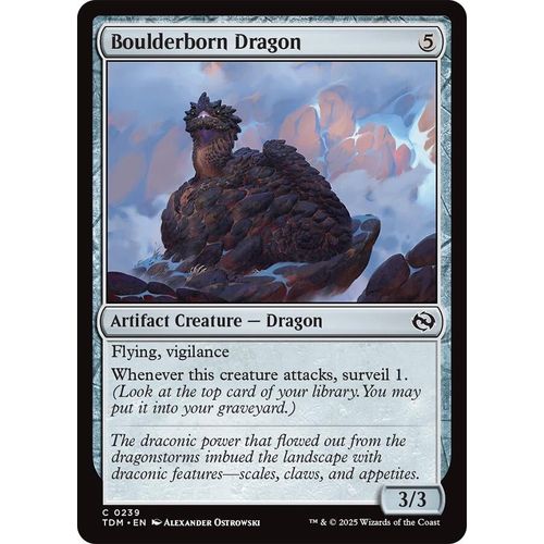Boulderborn Dragon (239) (Tarkir: Dragonstorm)