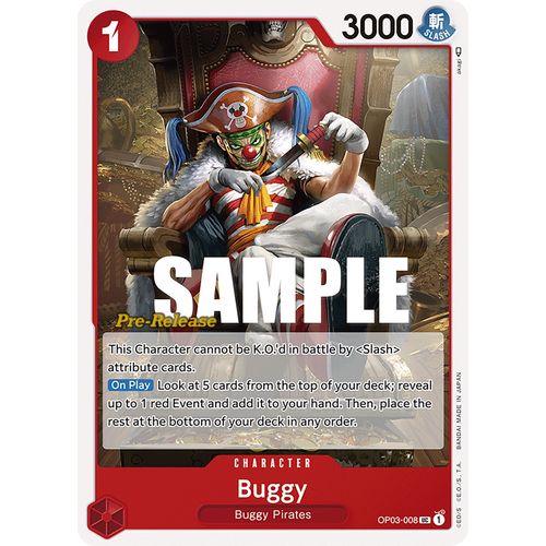 Buggy (008) (OP03-008) [Pillars of Strength Pre-Release Cards]