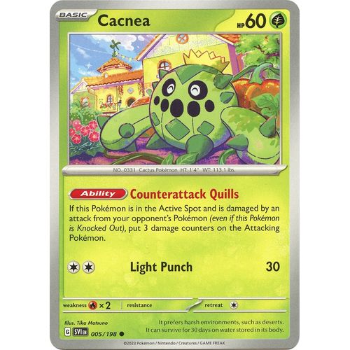 Cacnea (005/198) [SV01: Scarlet & Violet Base Set]