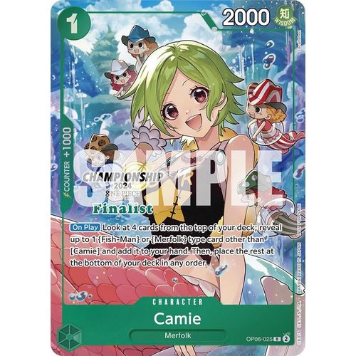 Camie (Championship 2024 Finalist Card Set) (OP06-025) [One Piece Promotion Cards]