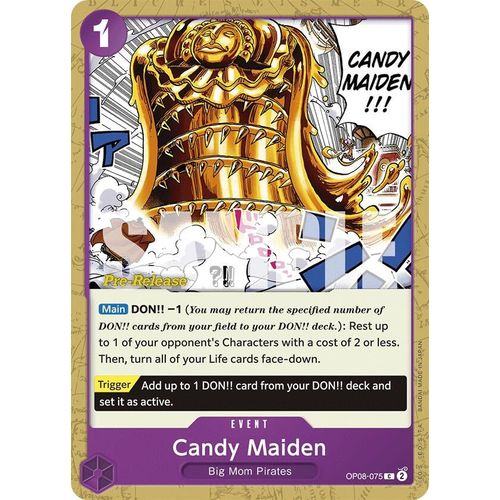 Candy Maiden (OP08-075) [Two Legends Pre-Release Cards]