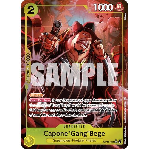 Capone"Gang"Bege (101) (Alternate Art) (OP11-101) [A Fist of Divine Speed]