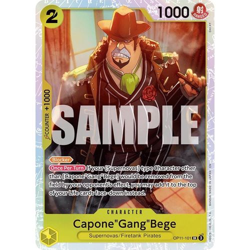 Capone"Gang"Bege (101) (OP11-101) [A Fist of Divine Speed]