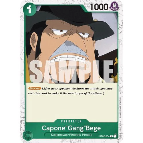 Capone"Gang"Bege (ST02-004) (Jolly Roger Foil) (ST02-004) [Premium Booster -The Best-]