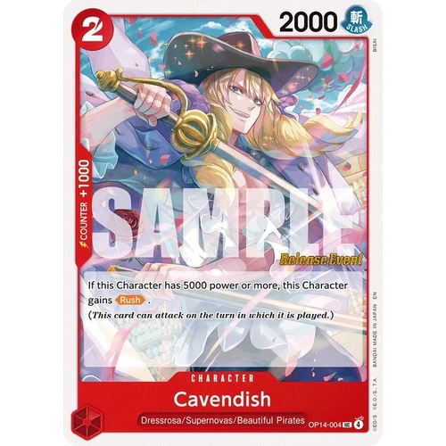 Cavendish (OP14-004) (The Azure Sea's Seven Release Event Cards)