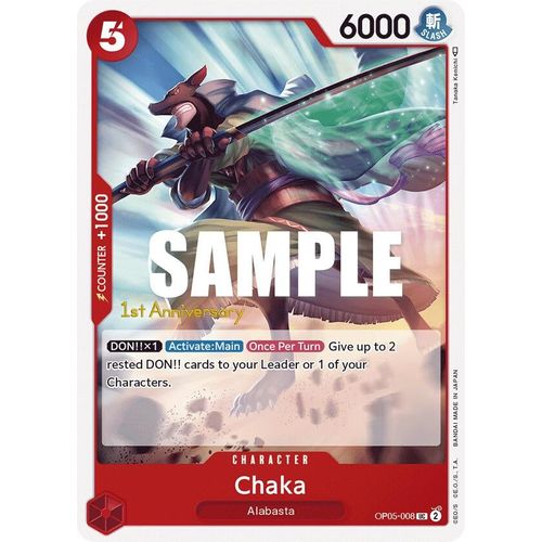 Chaka (OP05-008) [Awakening of the New Era: 1st Anniversary Tournament Cards]