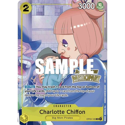 Charlotte Chiffon (Offline Regional 2023) [Participant] (OP03-109) [One Piece Promotion Cards]