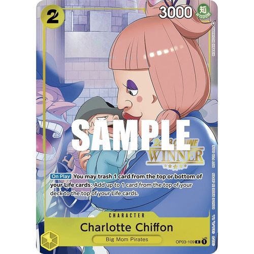Charlotte Chiffon (Online Regional 2023) [Winner] (OP03-109) [One Piece Promotion Cards]