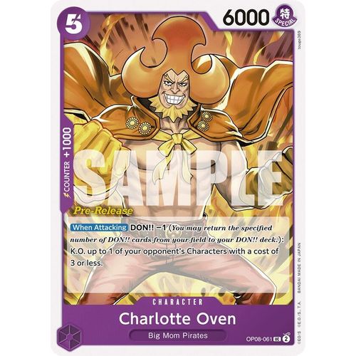 Charlotte Oven (OP08-061) [Two Legends Pre-Release Cards]
