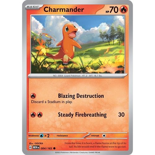 Charmander (004/165) [SV: Scarlet & Violet 151]