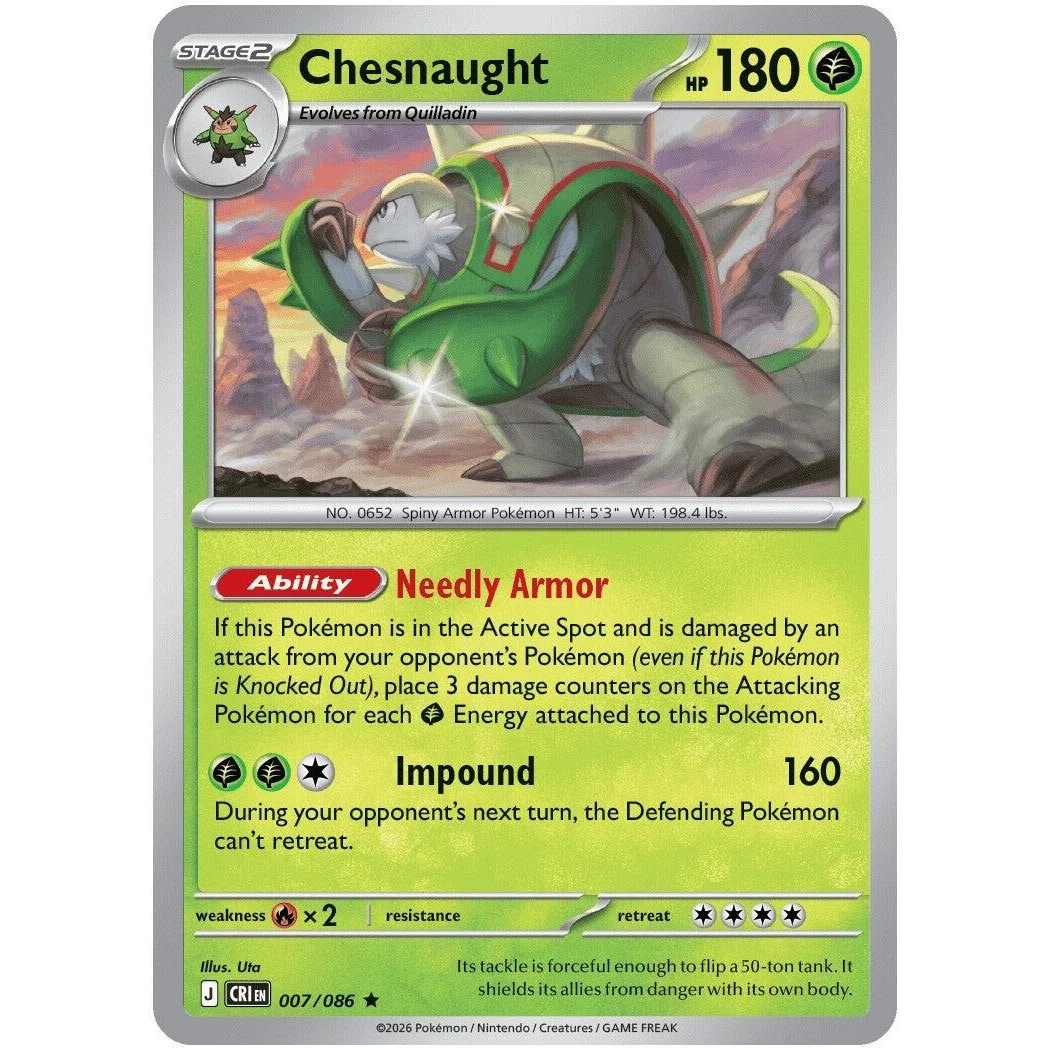 Chesnaught (007/086) (ME04: Chaos Rising)