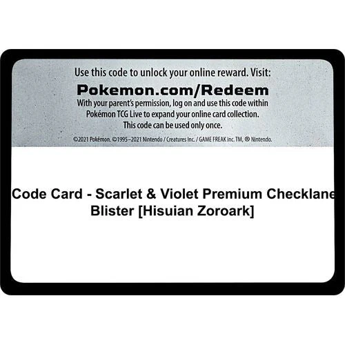 Code Card [SV01: Scarlet & Violet Base Set]