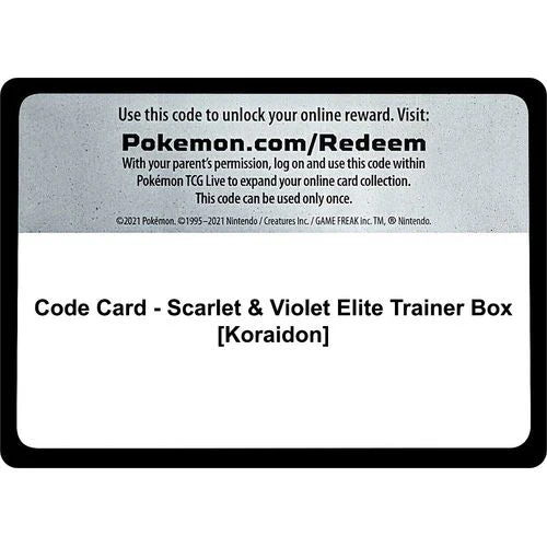 Code Card [SV01: Scarlet & Violet Base Set]