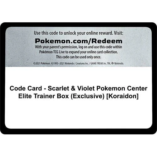 Code Card [SV01: Scarlet & Violet Base Set]
