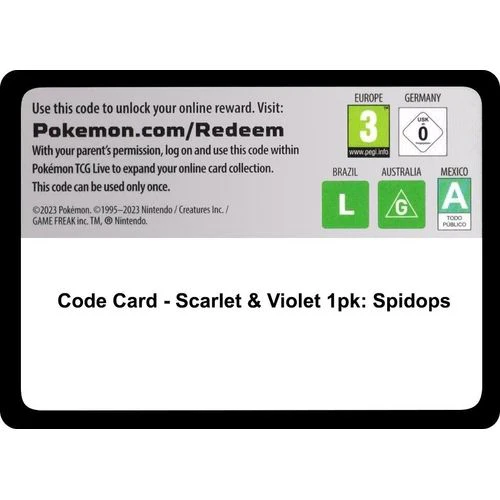 Code Card [SV01: Scarlet & Violet Base Set]